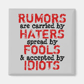 RUMORS ~ Magnet Truism (Voorkant)