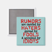 RUMORS ~ Magnet Truism (Voorkant / Achterkant)