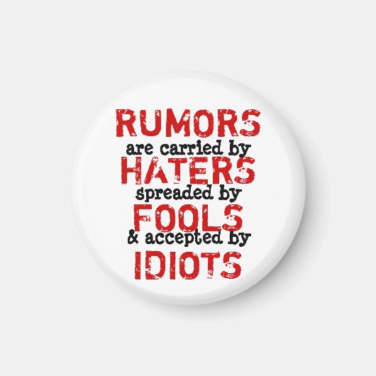 RUMORS ~ Magnet Truism (Voorkant)