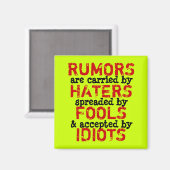 RUMORS ~ Magnet Truism (Voorkant / Achterkant)