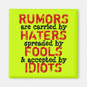 RUMORS ~ Magnet Truism (Voorkant)
