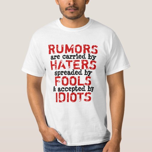 RUMORS ~ Tshirt TRUISM (Voorkant)