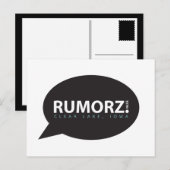 rumorz bistro briefkaart (Voorkant / Achterkant)