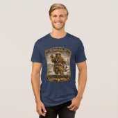 Rumpelklas Folklore Lawaai verdrijft de duisternis Tri-Blend Shirt (Voorkant volledig)