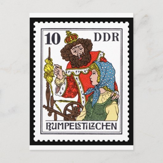 Rumpelstiltskin 10 DDR 1976 Briefkaart (Voorkant)