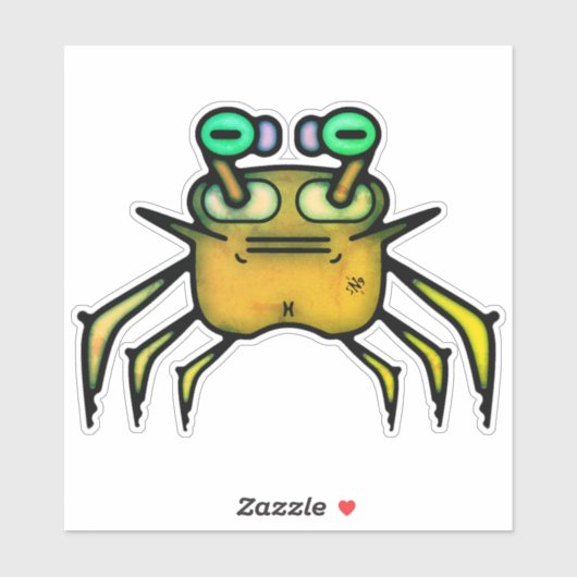 Rumpy odd crab v2 sticker (Vel)