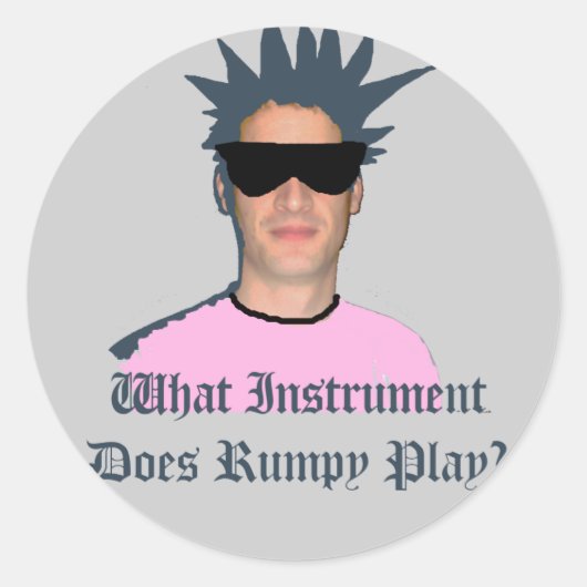 RUMPY STICKER (Voorkant)