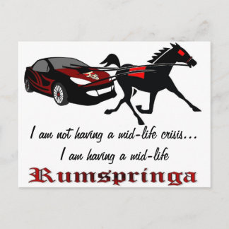 Rumspringa halverwege de levensduur briefkaart