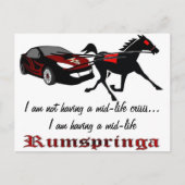 Rumspringa halverwege de levensduur briefkaart (Voorkant)