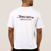 Run4Haiti Running Shirt (Achterkant)