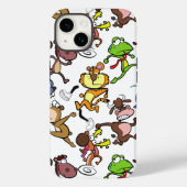 Run 2023, Leuke Cartoons lopen rond No BG Case-Mate iPhone Case (Achterkant)