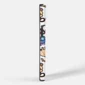 Run 2023, Leuke Cartoons lopen rond No BG Case-Mate iPhone Case (Achterkant / Rechts)