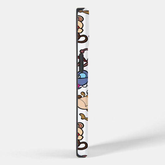 Run 2023, Leuke Cartoons lopen rond No BG Case-Mate iPhone Case (Achterkant / Rechts)