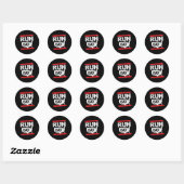 Run 262 50 Staten Ultra Marathon Runner Geïnspiree Ronde Sticker (Vel)