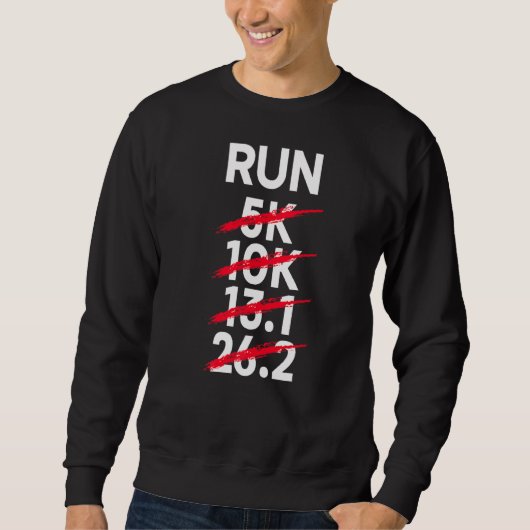 Run 26 2k Marathon Runner Marathonloper Trui (Voorkant)
