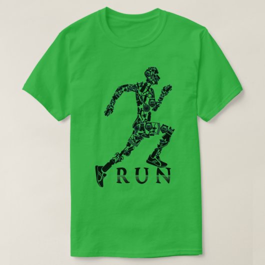 run 2 t-shirt (Design voorkant)