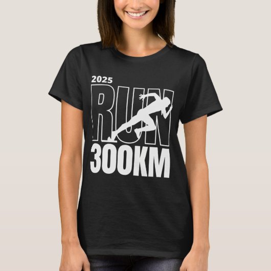 RUN 300KM Klassieke T-shirts (Voorkant)