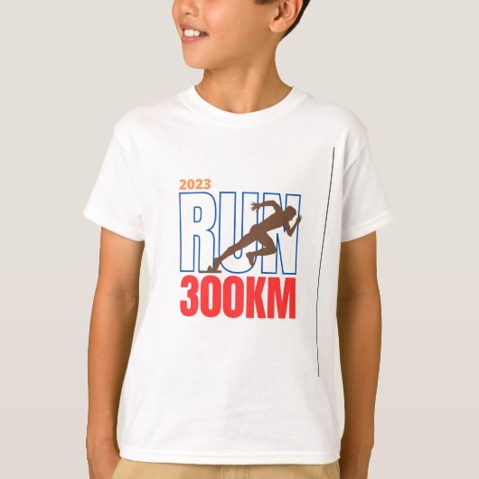 RUN 300KM T-shirt (Voorkant)