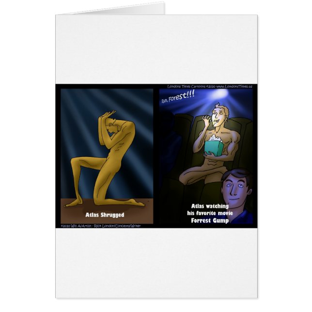 Run, Atlas run Funny Gifts T - shirts Mokken, enz. (Voorkant)