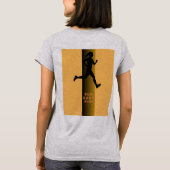 Run baby Run Girl T shirt (Achterkant)