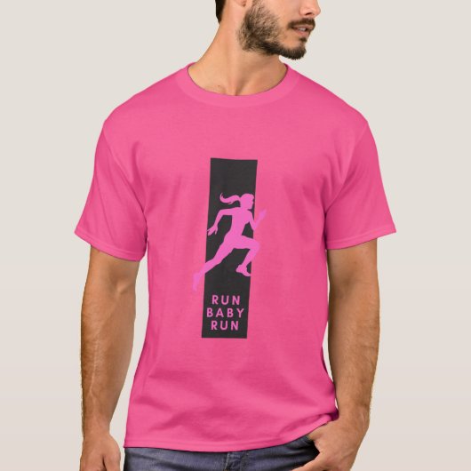Run Baby Run T-shirt (Voorkant)
