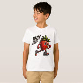 Run Berry Fast Running Strawberry T-shirt (Voorkant volledig)