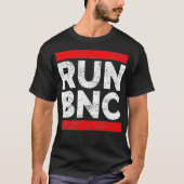 RUN BNC Funny Audio Engineer Sound Engineer T-shirt (Voorkant)