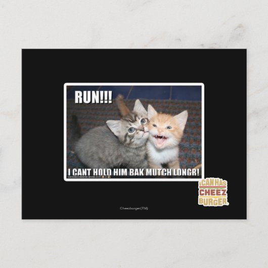 RUN!! BRIEFKAART (Voorkant)