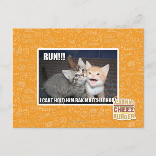 RUN!! BRIEFKAART (Voorkant)