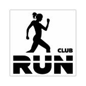 Run Club Rubber Stamp Rubberstempel (Afrduk)