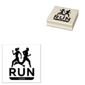 Run Club Rubber Stamp Rubberstempel (Gestempeld)