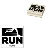 Run Club Rubberstempel (Gestempeld)