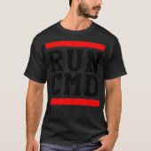 RUN CMD Console Command Prompt Sysadmin Premium T-shirt (Voorkant)