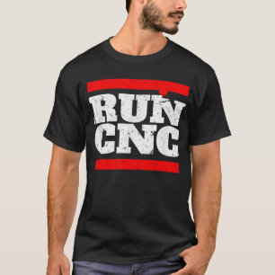 RUN CNC MACHINIST ENGINEER WERKTUIGKUNDIGE OPERATO T-SHIRT
