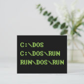 run dos run briefkaart (Staand voorkant)