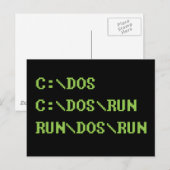 run dos run briefkaart (Voorkant / Achterkant)