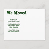 Run Down House We hebben Kaarten voor adreswijzigi (Achterkant)