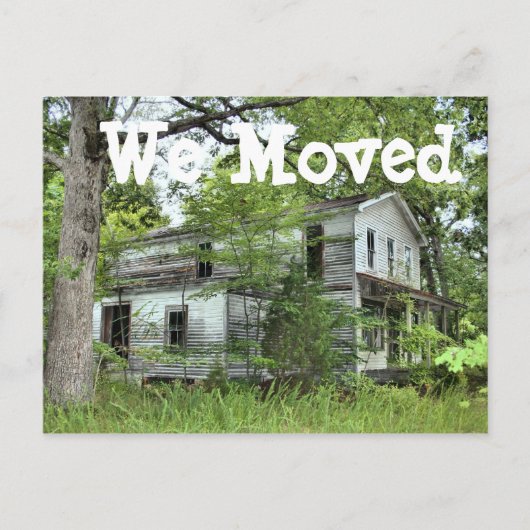 Run Down House We hebben Kaarten voor adreswijzigi (Voorkant)