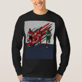 Run fast. Dream big. Finish strong T-shirt (Voorkant)