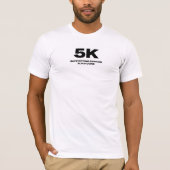 Run for Hope: ondersteuning voor 5K-kanker T-shirt (Voorkant)