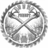 Run Forest Sticker (Voorkant)