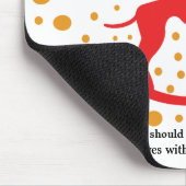 Run Free - Red de Greyhounds! (met gedicht) Muismat (Hoek)