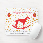 Run Free - Red de Greyhounds! (met gedicht) Muismat (Met muis)