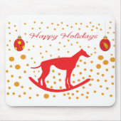 Run Free - Red de Greyhounds! Muismat (Voorkant)