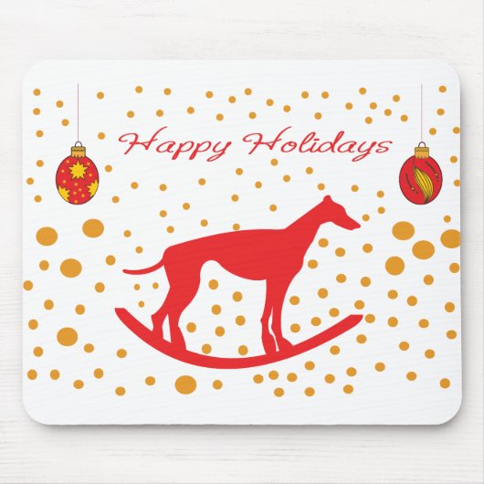 Run Free - Red de Greyhounds! Muismat (Voorkant)