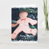 run Gingerbrood Feestdagen Kaart (Voorkant)