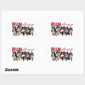 Run Gratis Berner stickers (Vel)