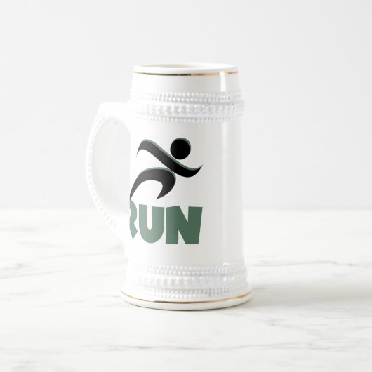 RUN Green Bierpul (Voorkant links)