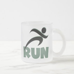 RUN Green Matglas Koffiemok