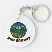 Run Groovy Sleutelhanger (Achterkant)